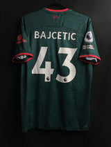 【2023/24】リバプール（3rd）/ CONDITION：A / SIZE：L / #43 / BAJCETIC / プレミア、No room for racismパッチ