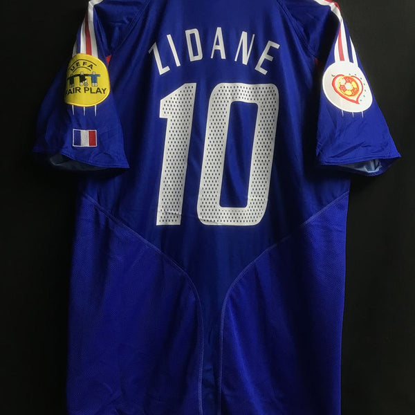 【新品/タグ付き】EURO2000 フランス代表♯10ジダン 【XLサイズ相当】 2004】フランス代表（H）/ CONDITION：A / SIZE：M / #10