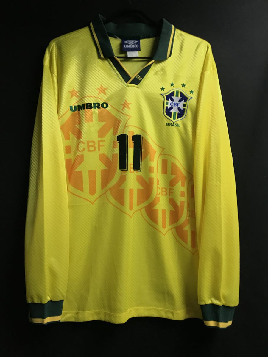 若者に人気のブランド 1995/96】ブラジル代表（H）/ #11 / SIZE：L / CONDITION：B+ ウェア