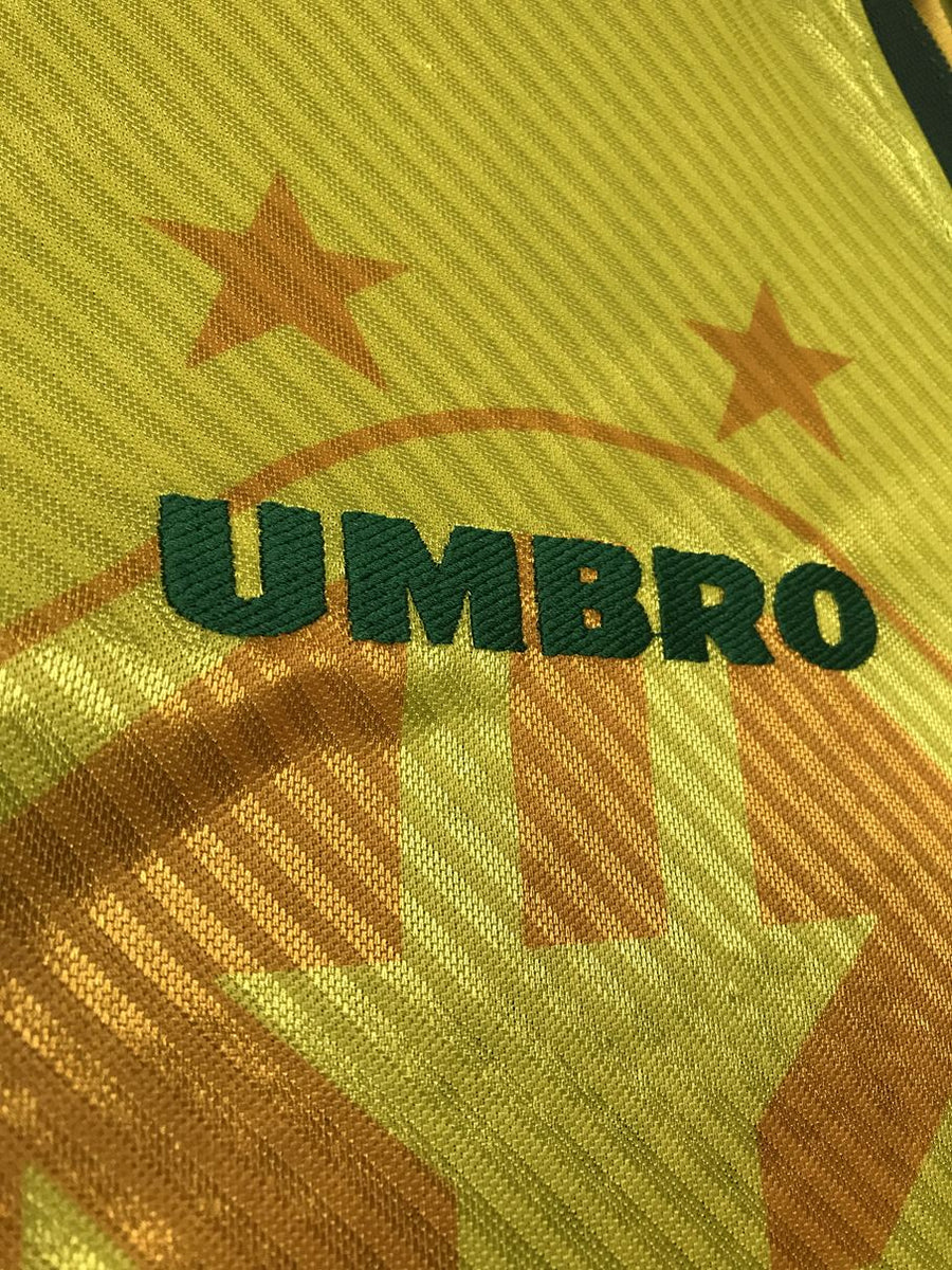 1995-96ブラジル代表、日本と3度戦ったUmbro“4つ星”ユニフォーム