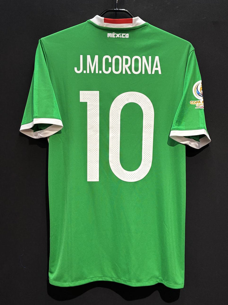 【2016】メキシコ代表（H）/ CONDITION：A / SIZE：XO（日本規格）/ #10 / J.M.CORONA / コパ・アメリカ・センテナリオパッチ