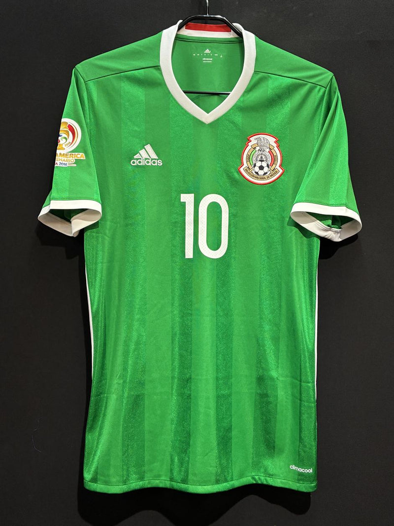 【2016】メキシコ代表（H）/ CONDITION：A / SIZE：XO（日本規格）/ #10 / J.M.CORONA / コパ・アメリカ・センテナリオパッチ