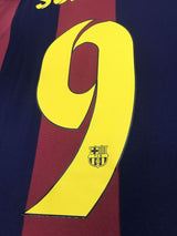 【2014/15】バルセロナ（H）/ CONDITION：A / SIZE：M / #9 / SUÁREZ / UCLパッチ