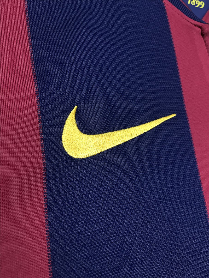 【2014/15】バルセロナ（H）/ CONDITION：A / SIZE：M / #9 / SUÁREZ / UCLパッチ