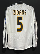 【2003/04】レアル・マドリード（UCL/H）/ CONDITION：B+ / SIZE：M / #5 / ZIDANE