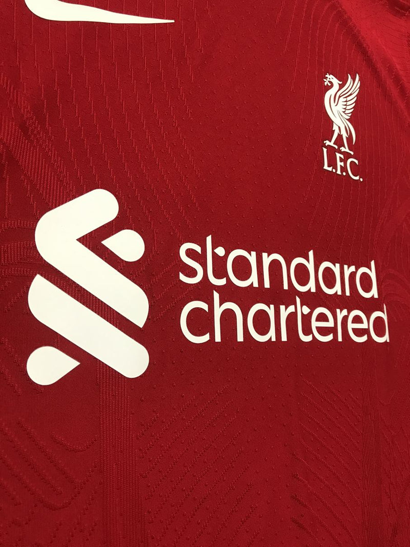【2023/24】リバプール（H）/ CONDITION：New / SIZE：S / #11 / M.SALAH / プレミア、No room for racismパッチ / オーセンティック