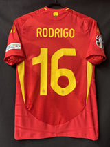 【2024】スペイン代表（H）/ CONDITION：A / SIZE：S / #16 / RODRIGO / EURO2024パッチ / オーセンティック