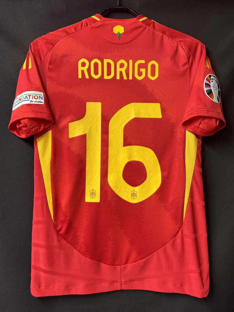 スペイン代表 オーセンティックユニフォーム #16 ロドリ EURO2024 2024】スペイン代表（H）/ CONDITION：A / SIZE：S / #16