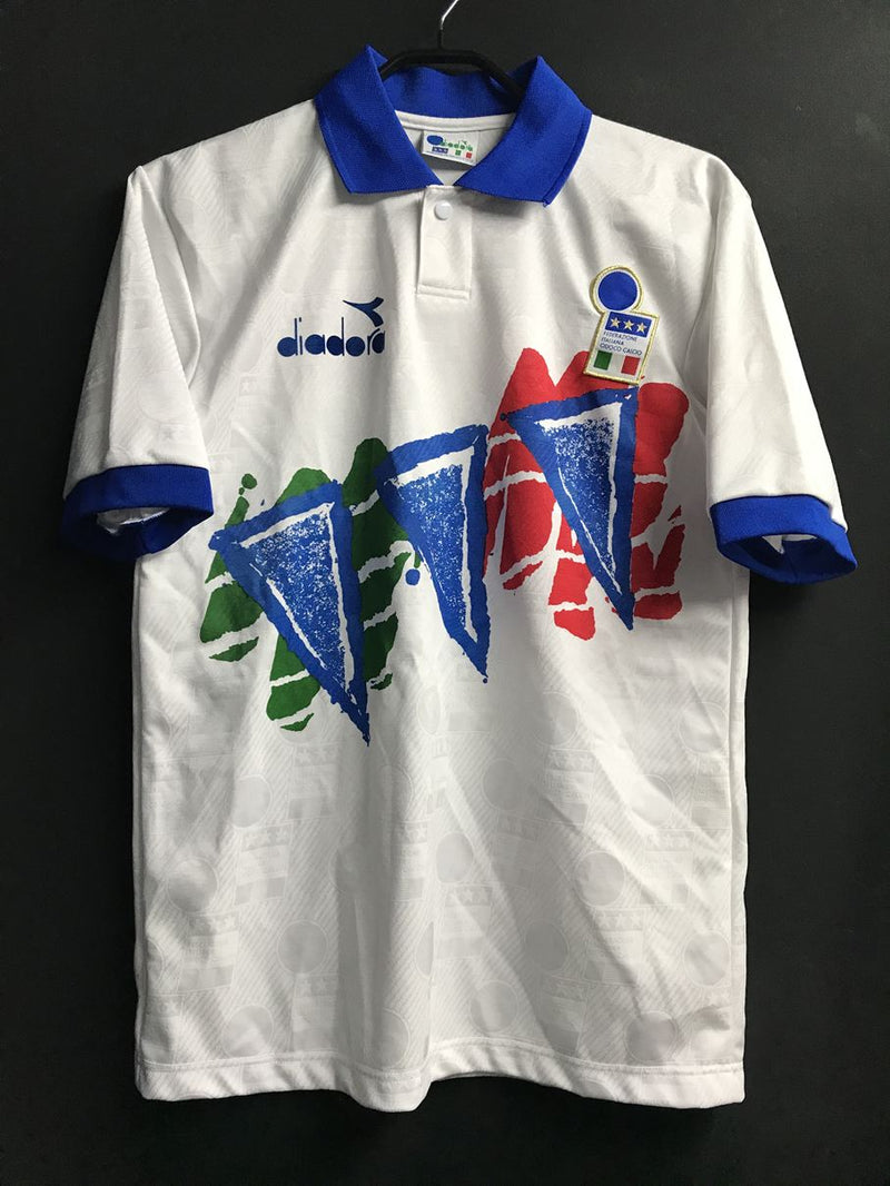 DIADORA　93 94 イタリア代表　トレーニング　シャツ diadora '94イタリア代表 トレーニングシャツ サッカー サイズO