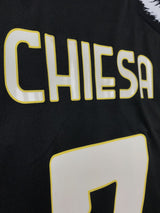 【2023/24】ユベントス（H）/ CONDITION：New / SIZE：L / #7 / CHIESA / セリエAパッチ、腰スポンサー