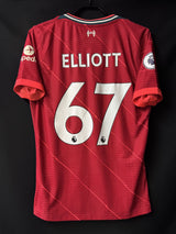 【2021/22】リバプール（H）/ CONDITION：A / SIZE：M / #67 / ELLIOTT / プレミアパッチ（小サイズ）/ オーセンティック