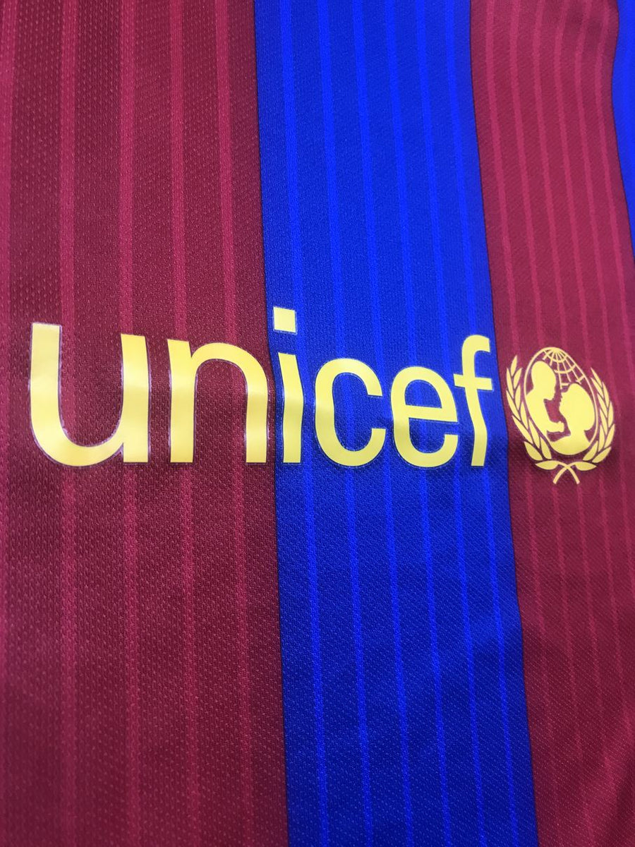 FCバルセロナ　グッズ　胸スポンサー無しユニフォーム＋2006クラブW杯マフラー FCバルセロナ オフィシャル マフラー Split | サッカーショップ
