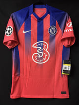 【2020/21】チェルシー（3rd）/ Condition：NEW / Size：S / #18 / GIROUD / UCLパッチ・カップ戦用マーキング