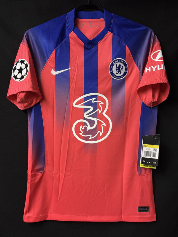 【2020/21】チェルシー（3rd）/ Condition：NEW / Size：S / #18 / GIROUD / UCLパッチ・カップ戦用マーキング