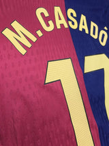 【2024/25】バルセロナ（H）/ CONDITION：A / SIZE：S / #17 / M.CASADO / ラ・リーガパッチ / オーセンティック