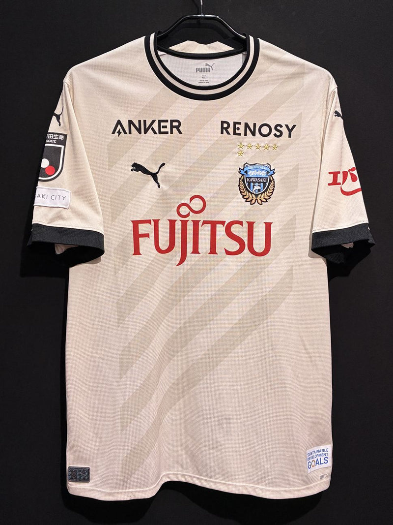 超激レア 古着 川崎フロンターレ 富士通サッカー部 ナイロンジャケット 1点物 2023】川崎フロンターレ(A)/ CONDITION:B+ / SIZE:XXL(日本