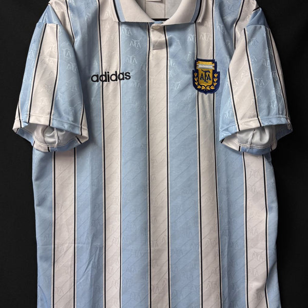 H&A2枚セット　アルゼンチン 94年 #10マラドーナ アメリカW杯着用モデル アルゼンチン/94/H #10 マラドーナ - USEDサッカーユニフォーム