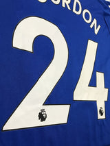 【2021/22】エヴァートン（H）/ CONDITION：New / SIZE：L / #24 / GORDON / プレミア・No room for racismパッチ