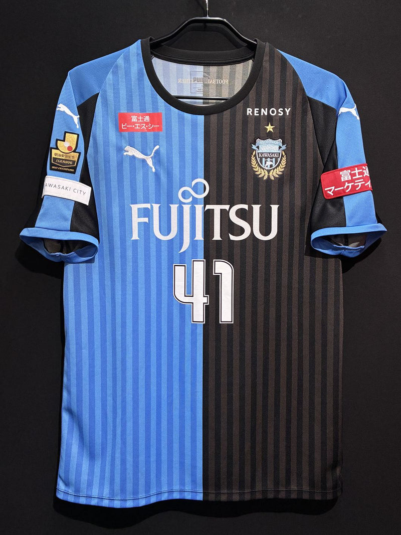 新品同川崎フロンターレ　トレーニングシャツ　XXL スポンサーマーク付き 2018】川崎フロンターレ（H）/ CONDITION：A / SIZE：XXL（日本