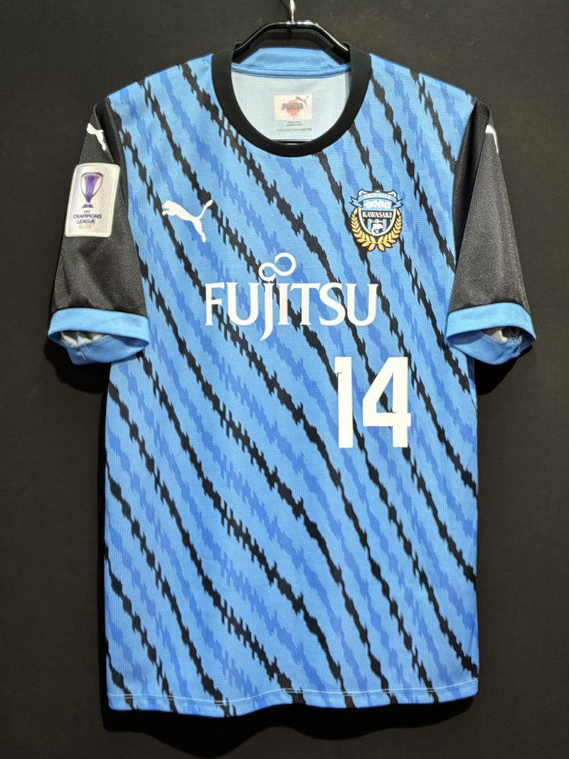 超激レア 古着 川崎フロンターレ 富士通サッカー部 ナイロンジャケット 1点物 2024/25】川崎フロンターレ(ACLE/H)/ CONDITION:A / SIZE:L
