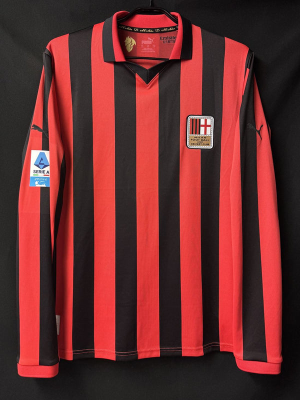 【2024/25】ACミラン（記念/FP）/ CONDITION：NEW / SIZE：M / #14 /（タイアニ・ラインデルス）/ クラブ創設125周年記念モデル / セリエAパッチ