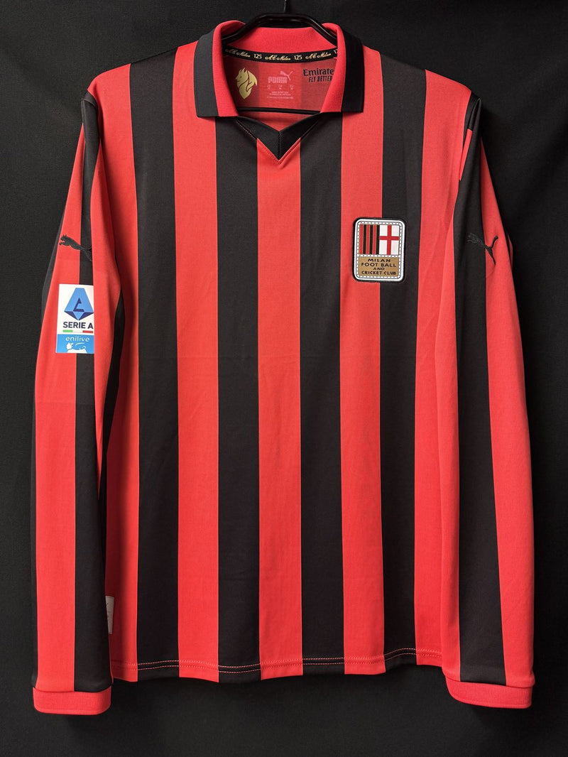 【2024/25】ACミラン（記念/FP）/ CONDITION：NEW / SIZE：M / #14 /（タイアニ・ラインデルス）/ クラブ創設125周年記念モデル / セリエAパッチ