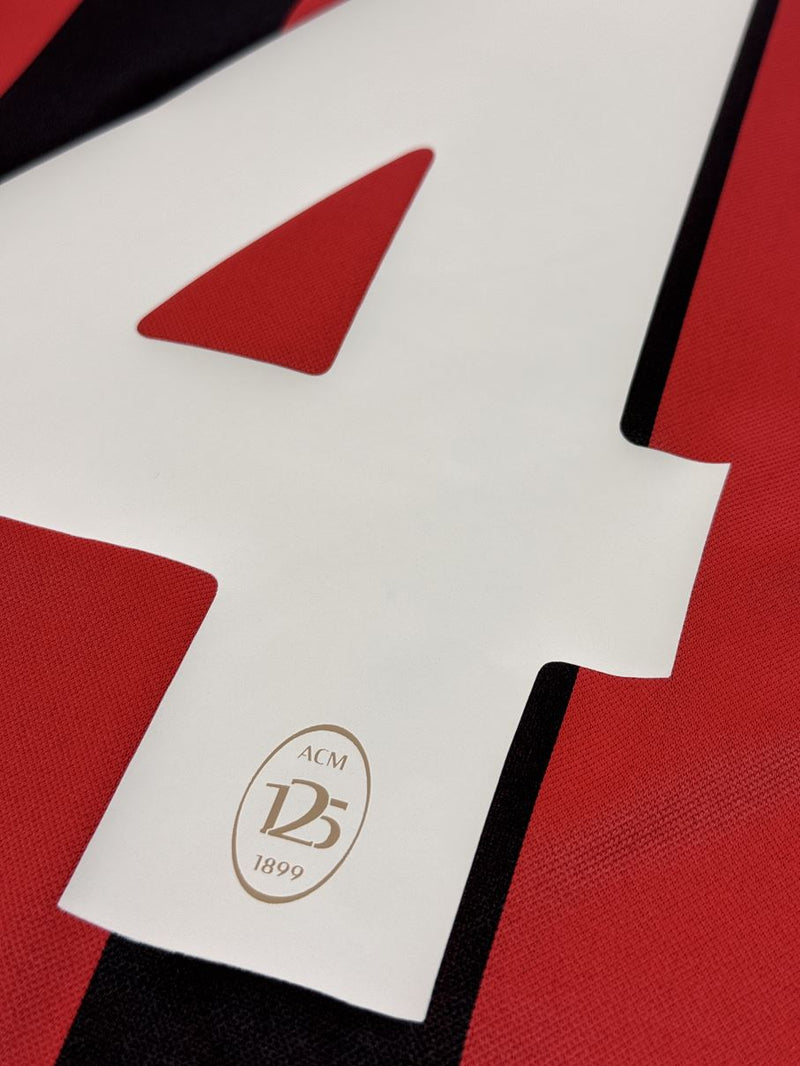 【2024/25】ACミラン（記念/FP）/ CONDITION：NEW / SIZE：M / #14 /（タイアニ・ラインデルス）/ クラブ創設125周年記念モデル / セリエAパッチ