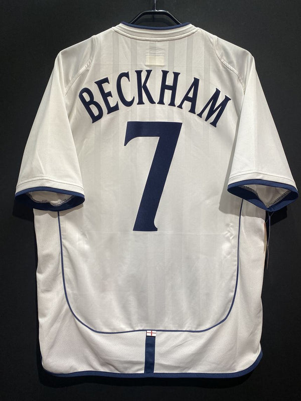 【2001/03】イングランド代表（H）/ CONDITION：NEW / SIZE：L / #7 / BECKHAM
