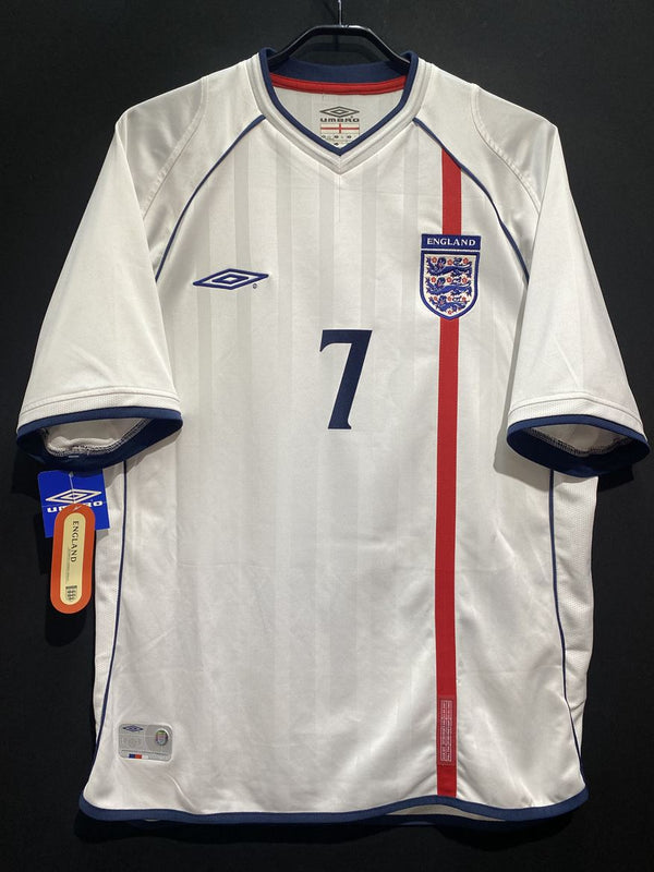 【2001/03】イングランド代表（H）/ CONDITION：NEW / SIZE：L / #7 / BECKHAM
