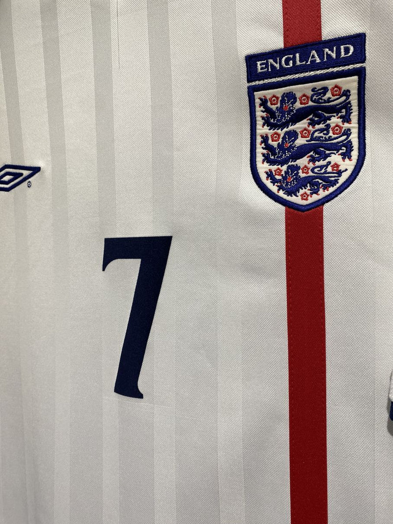 【2001/03】イングランド代表（H）/ CONDITION：NEW / SIZE：L / #7 / BECKHAM