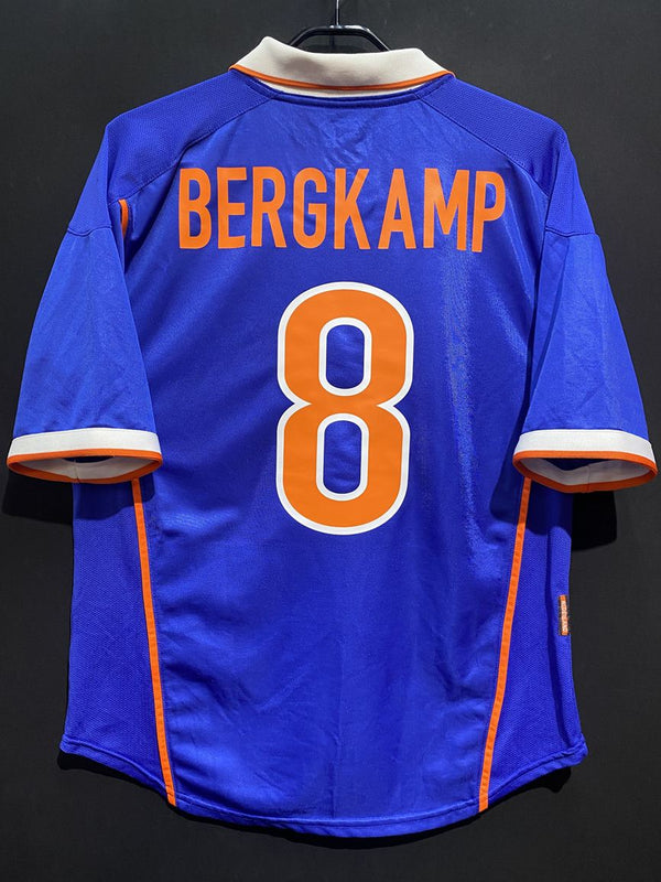 【1998】オランダ代表（A）/ CONDITION：B / SIZE：M / #8 / BERGKAMP / W杯フランス大会パッチ