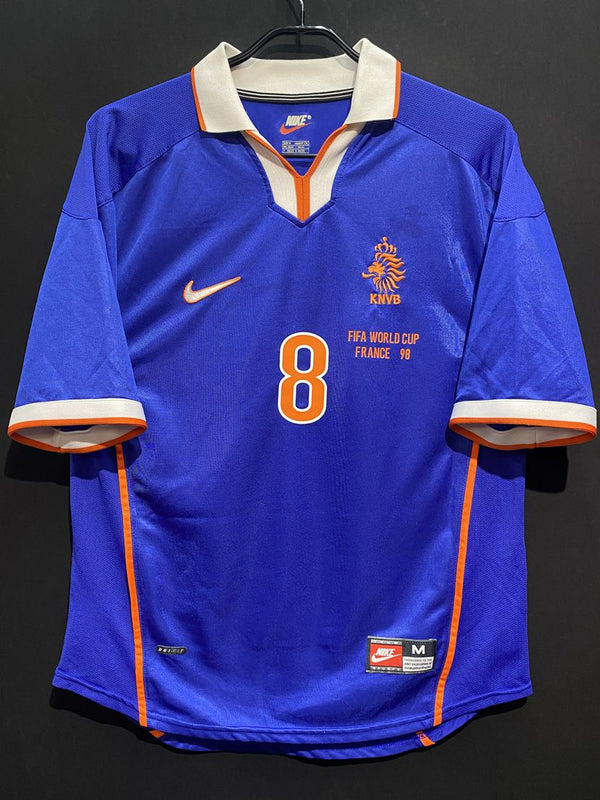 【1998】オランダ代表（A）/ CONDITION：B / SIZE：M / #8 / BERGKAMP / W杯フランス大会パッチ