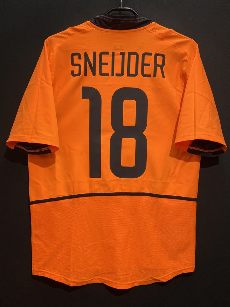 【2003】オランダ代表（H）/ CONDITION：A / SIZE：M / #18 / SNEIJDER / 胸ナンバーなし