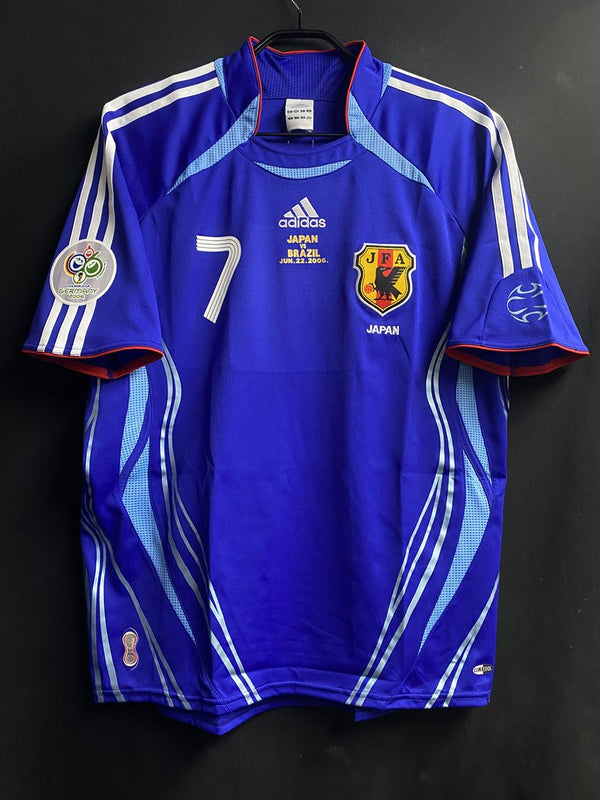 【2006】日本代表（H) / CONDITION：New / SIZE：L（日本規格）/ #7 / NAKATA / W杯ドイツ大会ブラジル代表戦仕様