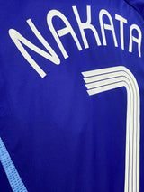 【2006】日本代表（H) / CONDITION：New / SIZE：L（日本規格）/ #7 / NAKATA / W杯ドイツ大会ブラジル代表戦仕様