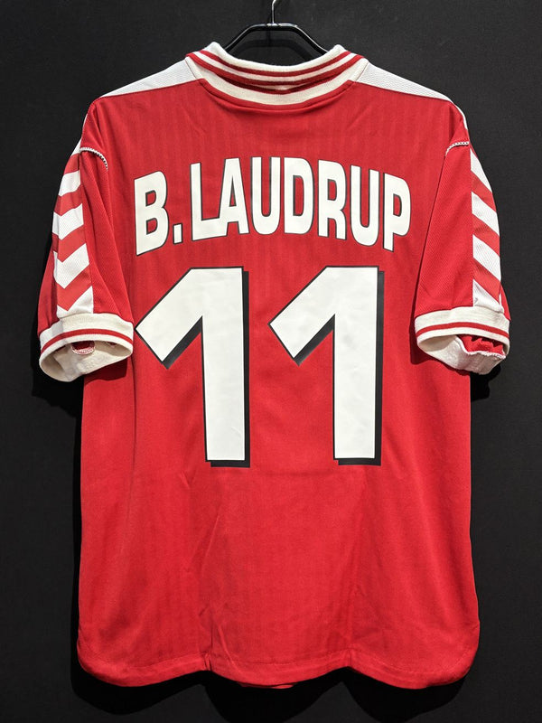 【1998】デンマーク代表（H）/ CONDITION：A / SIZE：L / #11 / B. LAUDRUP / W杯フランス大会パッチ