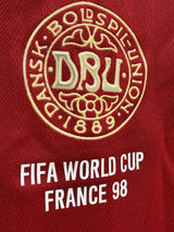 【1998】デンマーク代表（H）/ CONDITION：A / SIZE：L / #11 / B. LAUDRUP / W杯フランス大会パッチ