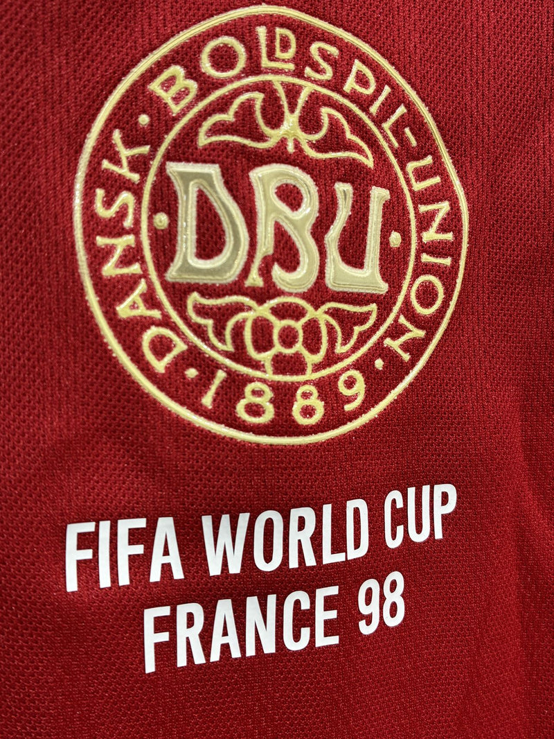 【1998】デンマーク代表（H）/ CONDITION：A / SIZE：L / #11 / B. LAUDRUP / W杯フランス大会パッチ