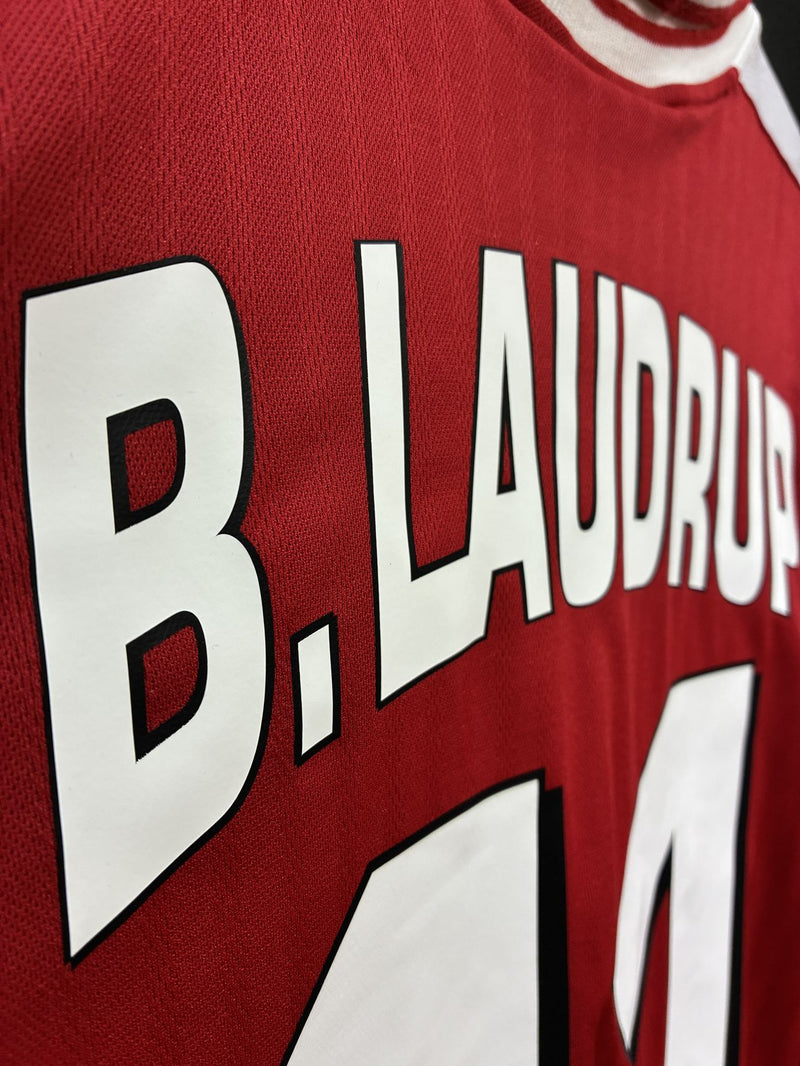 【1998】デンマーク代表（H）/ CONDITION：A / SIZE：L / #11 / B. LAUDRUP / W杯フランス大会パッチ