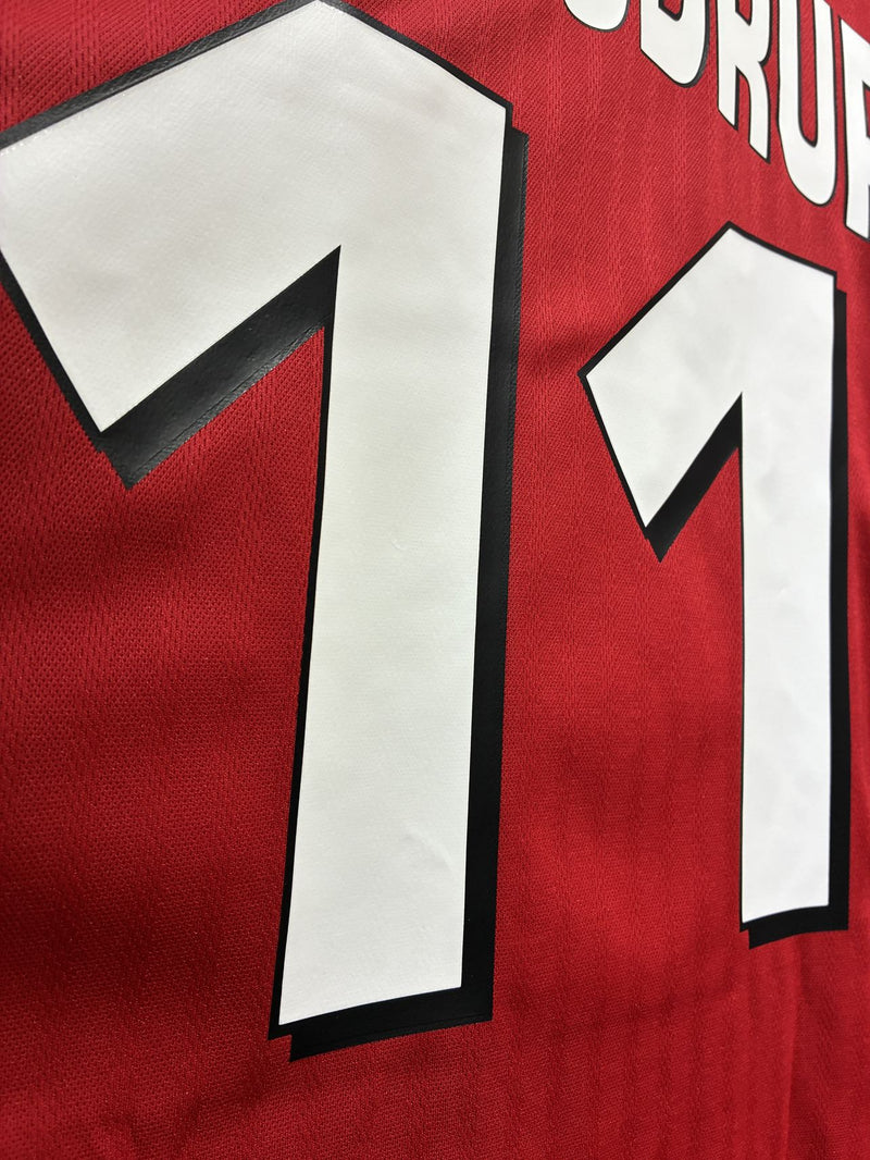【1998】デンマーク代表（H）/ CONDITION：A / SIZE：L / #11 / B. LAUDRUP / W杯フランス大会パッチ
