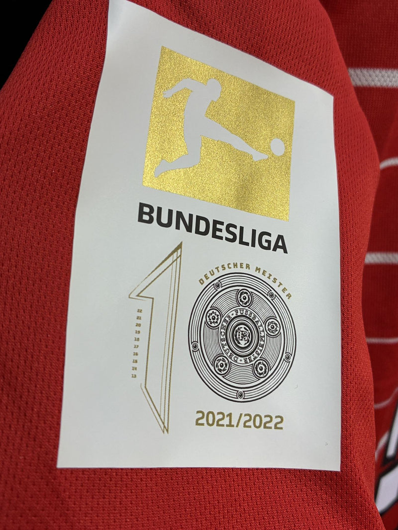 【2022/23】バイエルン（H）/ CONDITION：NEW / SIZE：L（日本規格）/ #4 / DE LIGT / ブンデスリーガチャンピオンパッチ
