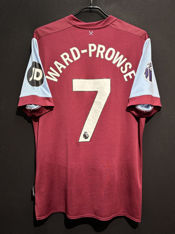 【2023/24】ウェストハム（H）/ CONDITION：B+ / SIZE：XL / #7 / WARD-PROWSE / プレミアリーグパッチ