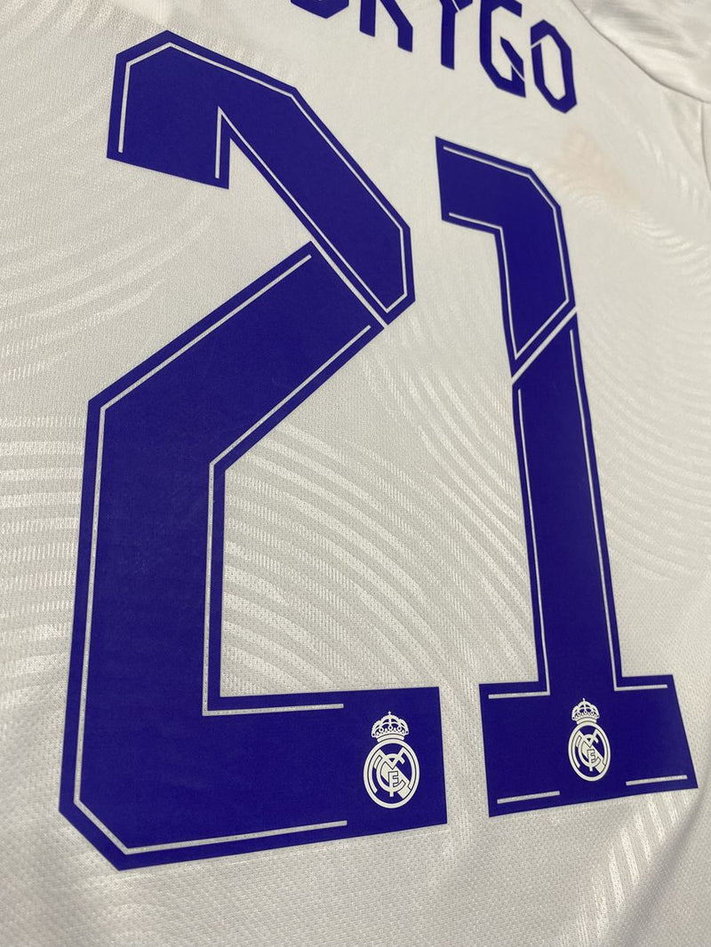 【2021/22】レアル・マドリード（H）/ CONDITION：New / SIZE：L（日本規格）/ #21 / RODRYGO / UCL仕様