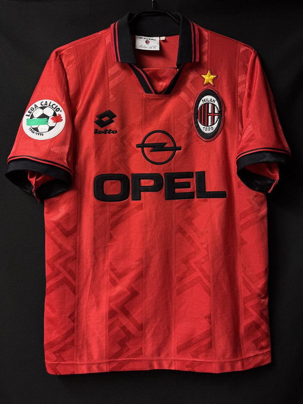 【1996/97】ACミラン（4th）/ CONDITION：A- / SIZE：S / #18 / BAGGIO / レガ・カルチョパッチ