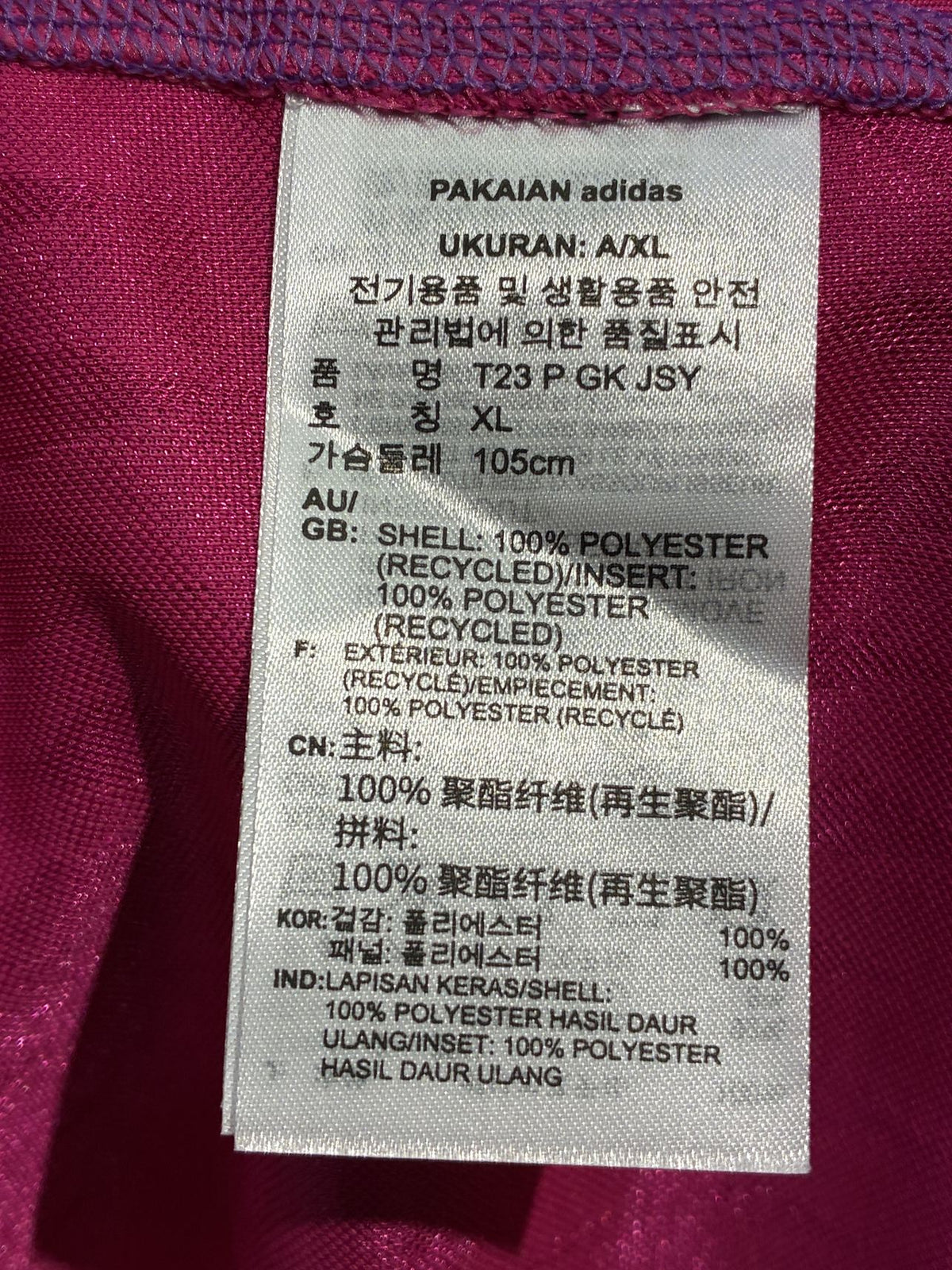 2023/24】横浜F・マリノス（ACL/GK）/ CONDITION：A / SIZE：2XL（日本