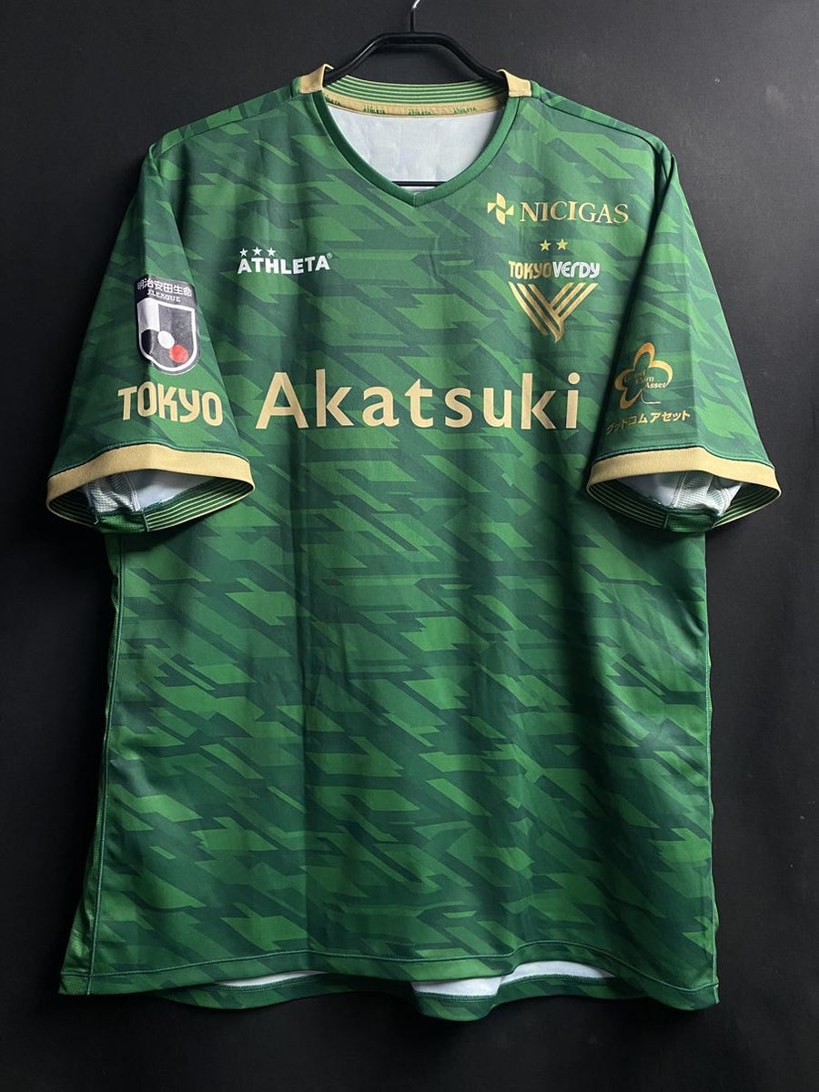 東京ヴェルディ サッカーシャツ　支給品　サイズXL ヴェルディ 選手支給品 - メルカリ
