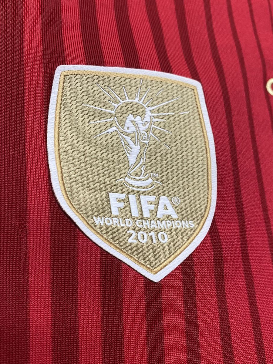 【美品！】2014ブラジルW杯 スペイン代表 ♯8シャビ【Oサイズ】 美品！】2014ブラジルW杯 スペイン代表 ♯8シャビ【Oサイズ