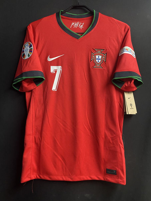 【2024】ポルトガル代表（H）/ CONDITION：New / SIZE：S / #7 / RONALDO / EUROパッチ