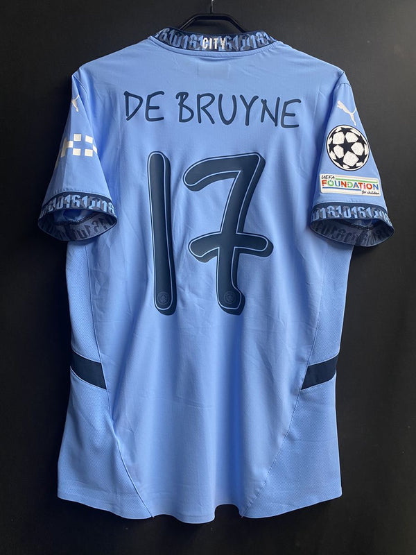 【2024/25】マンチェスター・シティ（H）/ CONDITION：New / SIZE：M / #17 / DE BRUYNE / UCL仕様 / オーセンティック