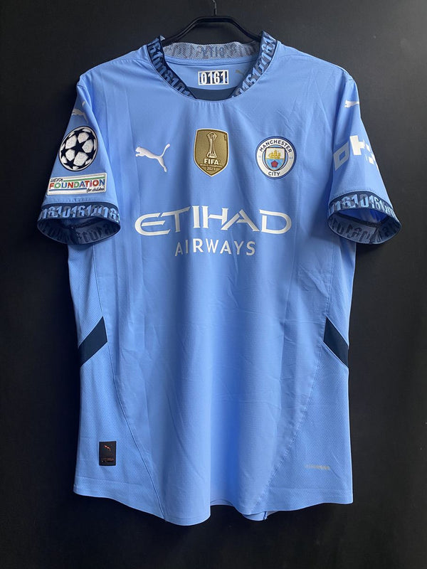 【2024/25】マンチェスター・シティ（H）/ CONDITION：New / SIZE：M / #17 / DE BRUYNE / UCL仕様 / オーセンティック